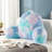 Cozy Fur Backrest Pillow with Arms-105353886