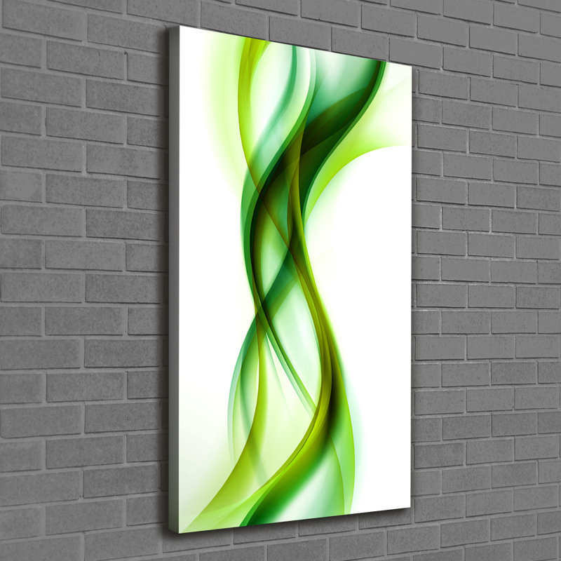 Waves Abstraction - Wrapped Canvas Print