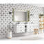 Le meuble-lavabo mural de 60 po convient aux lavabos doubles, armoire seulement (comptoir et lavabos non inclus)-135471833