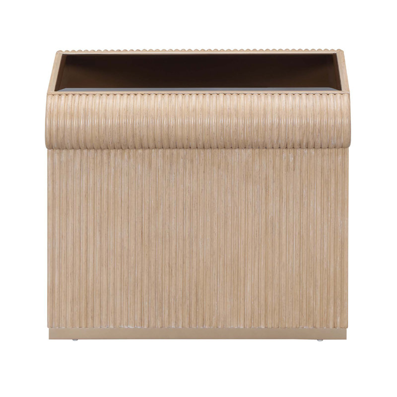 West Kensington End Table - Medium Espresso, Tan