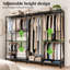 192cm Adjustable Portable Wardrobe