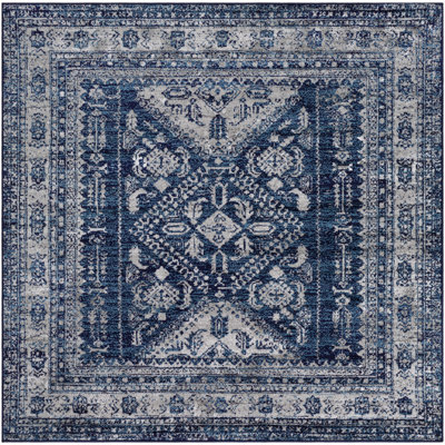 Tapis oriental bleu marine Fitz