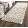Benyam Hand Tufted Nz Wool/Cotton Geometric Rug in Ivory/Green