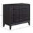 Aurora 3-Drawer Bachelor’s Chest – Peppercorn Elm Veneer Wood Nightstand Dresser with Felt & Cedar Lined Drawers