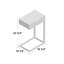 Accent Table C-shaped, End, Side, Snack, Storage Drawer, Living Room, Bedroom, Metal-1775941624-1823966143