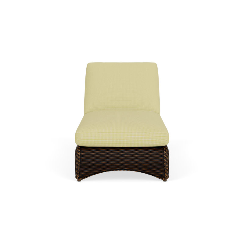 Loom Outdoor Chaise Lounge, Mink, Fife Sahara