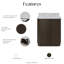 Meuble-lavabo de style Mid-Century à simple cuve 30 po Oxford Water Water-1791968526