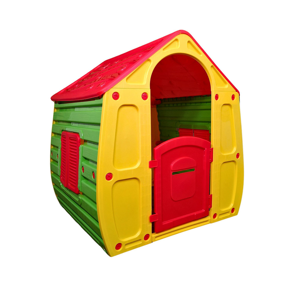Samuel Alexander 90cm W x 102cm D Plastic Playhouse with Kitchen