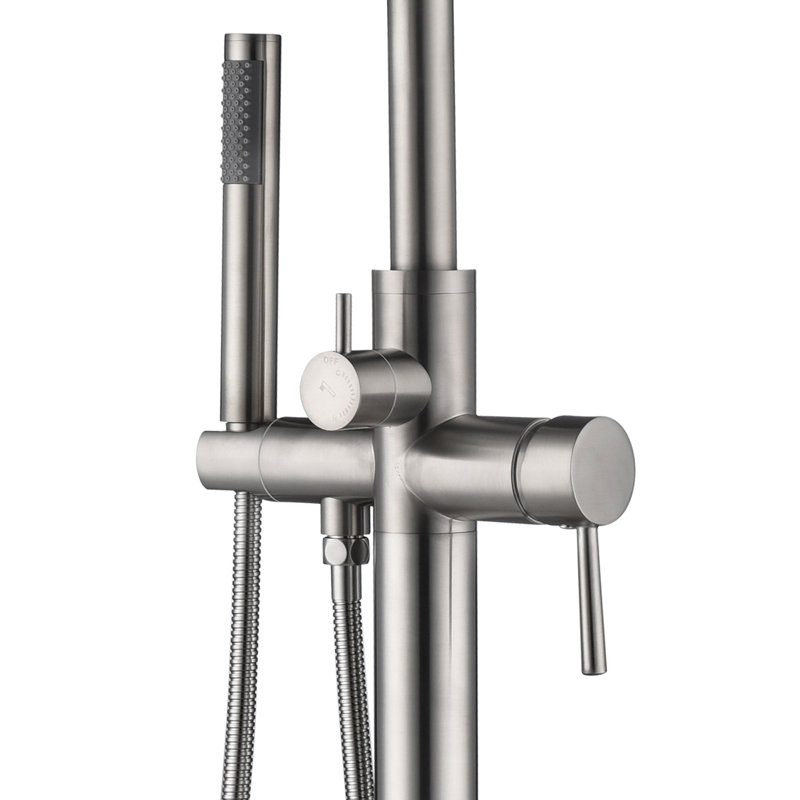 Robinet de baignoire, Nickel brossé