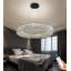 Sureya 1 - Light Stainless Steel LED Crystal Pendant