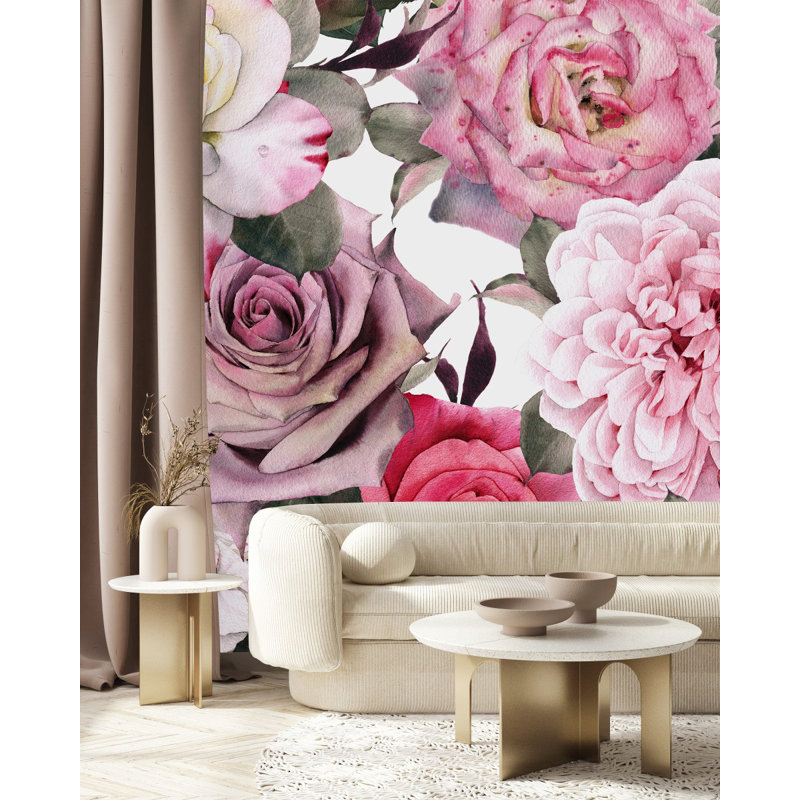 Peel & Stick Wall Mural, 10.42' W x 10.42' L