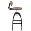 Tabouret de bar à hauteur ajustable Dylann-75515135