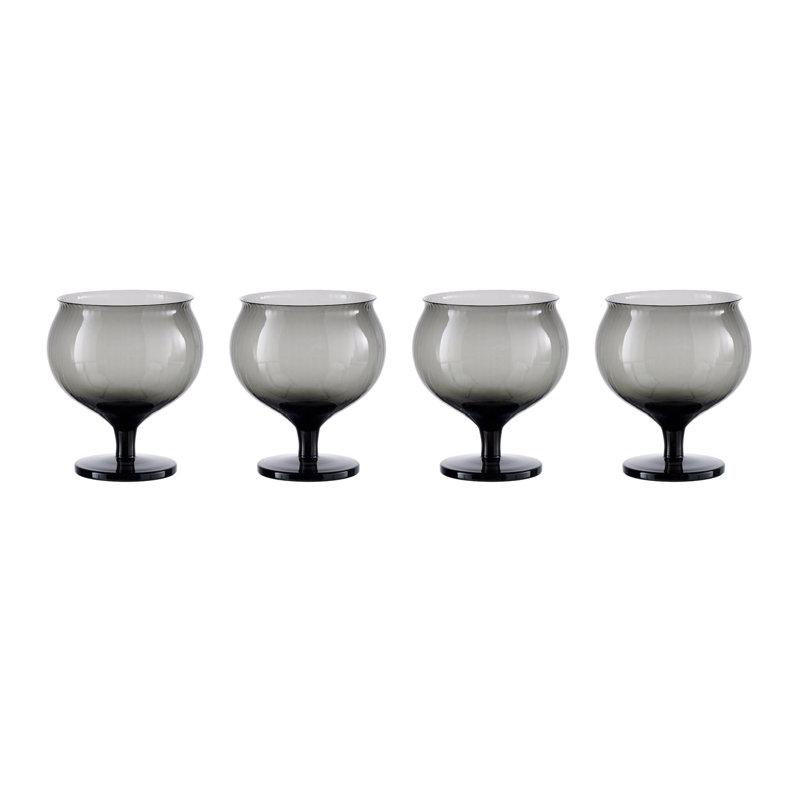 Omnia Handmade Crystal Snifter, Smoke