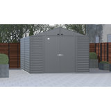 Remise de rangement horizontale en acier l 10 pi x P 14 pi