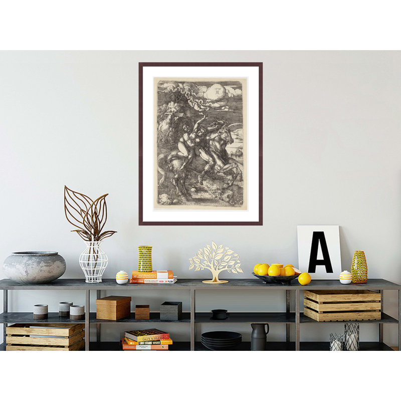 «Abduction of Proserpine on a Unicorn» par Albrecht Dürer, impression giclée sur cadre, H 41,5 po x l 31,51 po