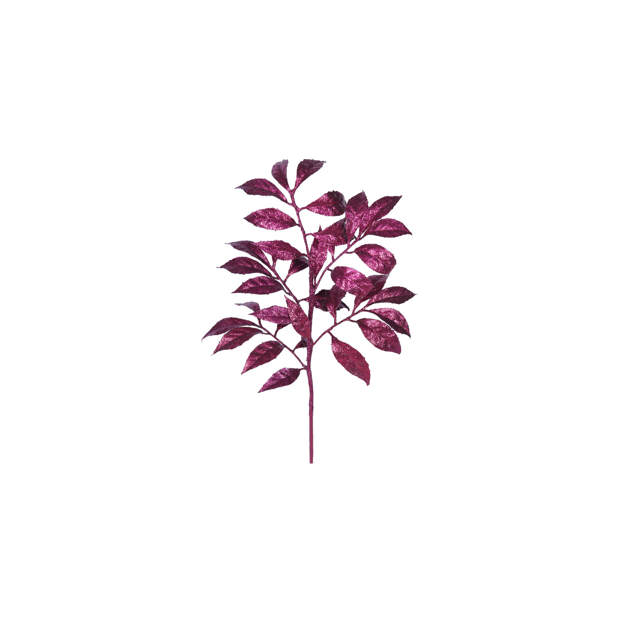 17" Camelia Glitter Artificial Christmas Spray, Magenta