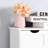 White Bathroom Storage Cabinet With Adjustable Shelf - Drawers For Organizing, Construction Modern In And Drawers, Solid Material Long-Term Use