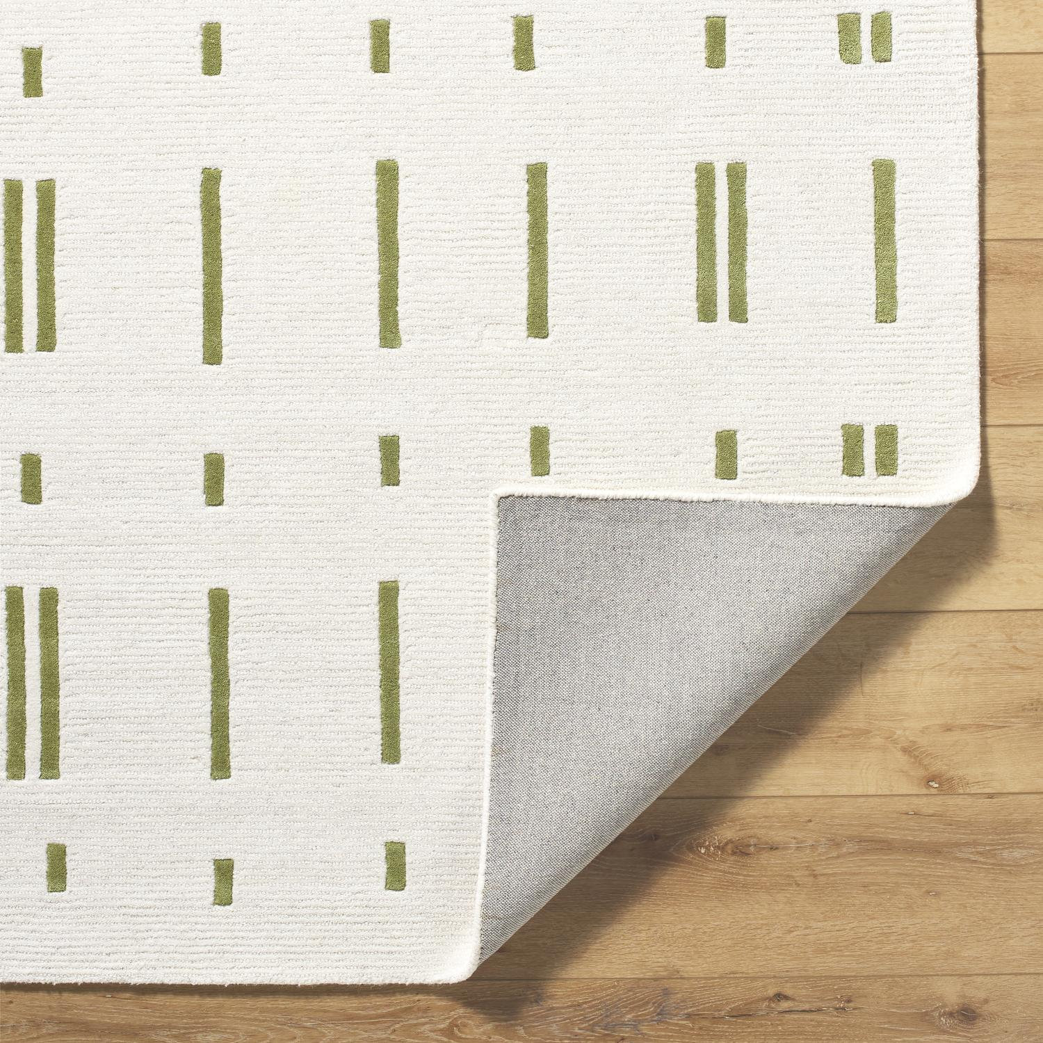Sametria Hand-Tufted Striped Rug, Rectangle 2' x 3'