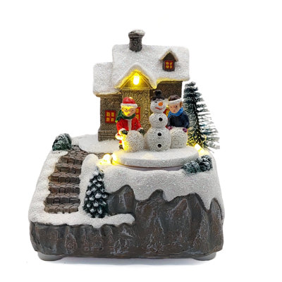 Snowy House. Christmas Village  F07-N1-12-2704B