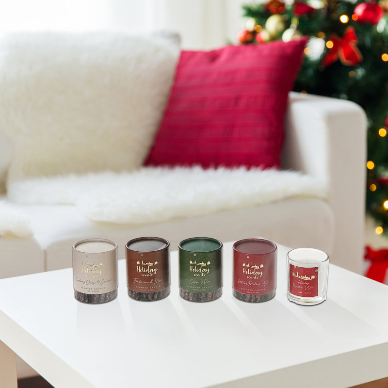 Ensemble de 4 bougies parfumées Winter Solstice