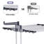 Buse 72cm Rolling Clothing Rack