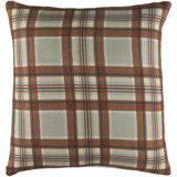 Plaid Cotton Reversible Throw Pillow