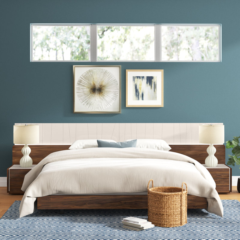 Mcgruder Panel Bed, King, Walnut
