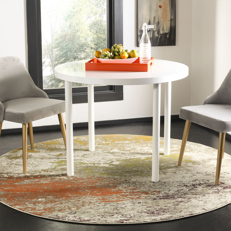 Porcello Performance Abstract Rug, Round 6'7"