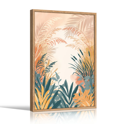 «Tropical Flora», reproduction d'art sur toile, ensemble de 1
