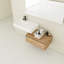Armoire de salle de bain 30 po avec lavabo en résine