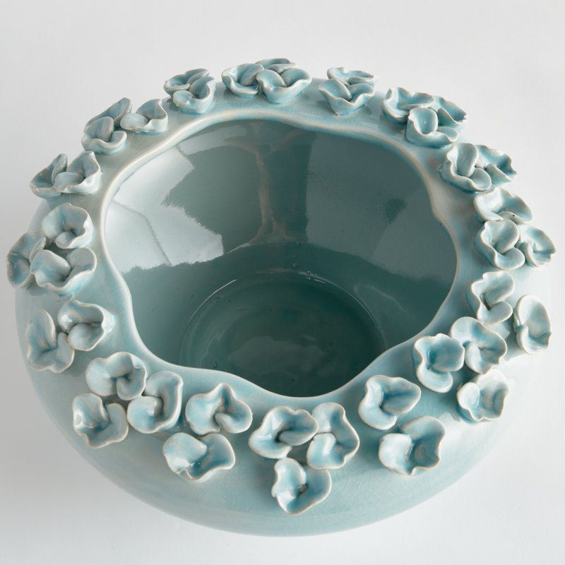 Petite Handmade Clay Decorative Bowl