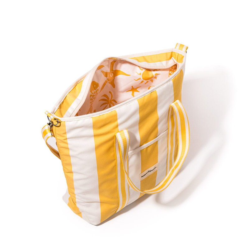 Sac fourre-tout Cooler, Jaune / Blanc
