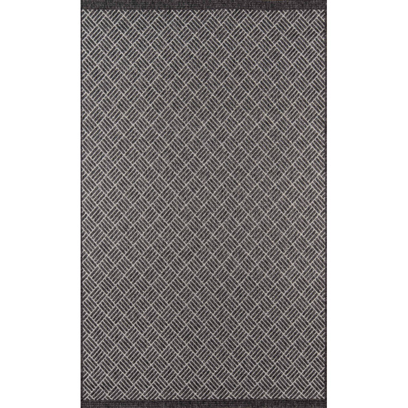 Salena Charcoal Rug, Rectangle 6'7" x 9'6"