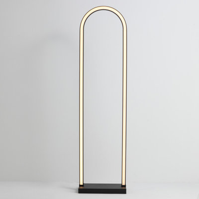 53.9 " Matte LED Task Floor Lamp Set