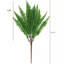 Plantes artificielles artificielles en plastique