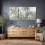 «Soft Neutral Tropical Palms and Jungle Greenery Botanical Wall Decor», reproduction d'art sur toile encadrée 3 pièces.-424052682-424052687