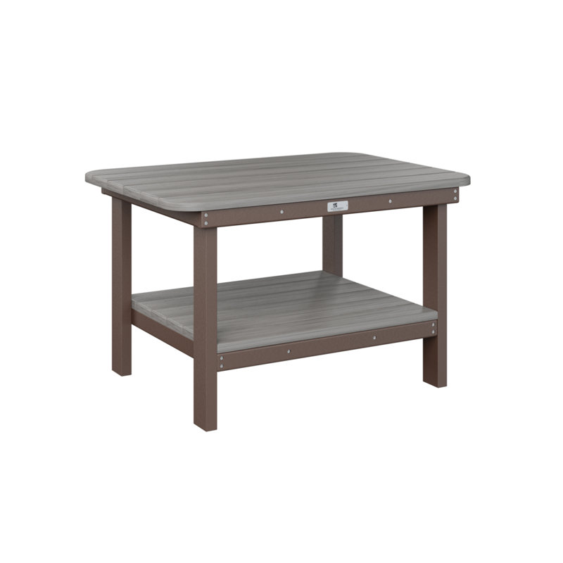 Table basse Berlin Gardens, Bois flottant gris, Chocolat / Brun