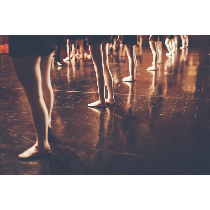 Young Ballerinas Dancers - Wrapped Canvas Print, 20cm H x 30cm W x 3.8cm D