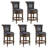 Elveria Classic Upholstered Bar Stools With Wooden Frame And Nailhead Trim-106913298-106913308-106913299