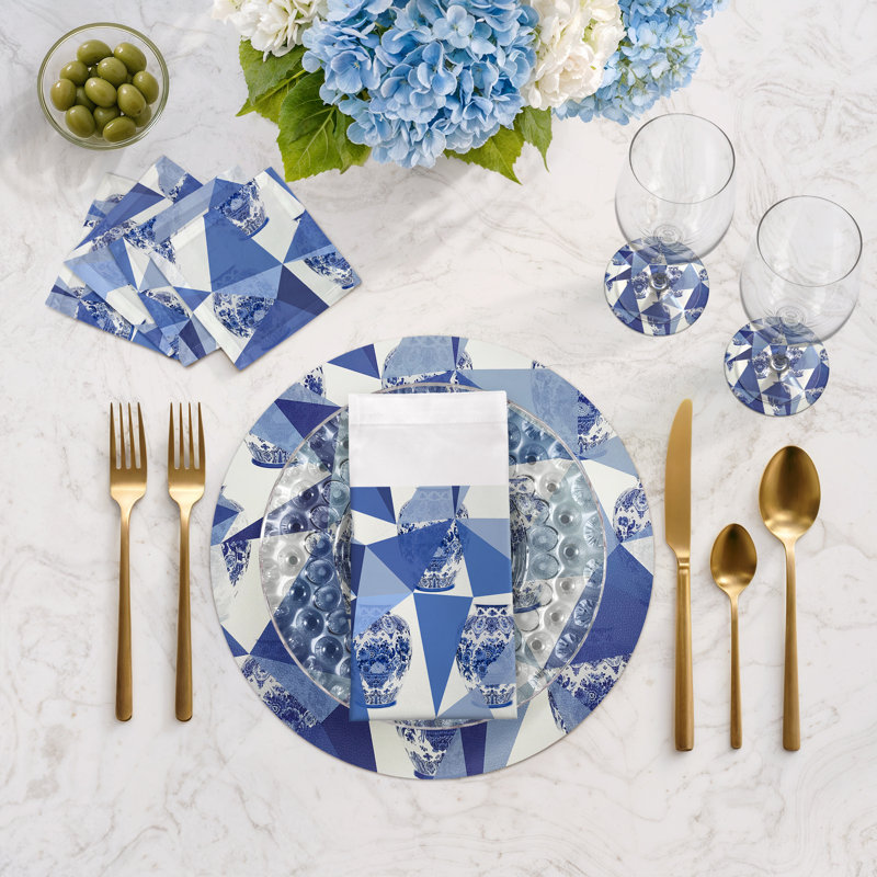 Royal Delft Elements Pebble 16" Vinyl Placemat