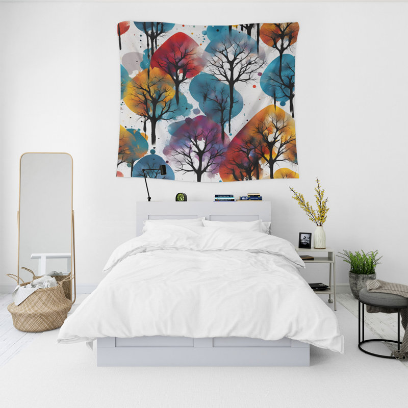Tapisserie murale, H 80 po x l 68 po x P 0,8 po
