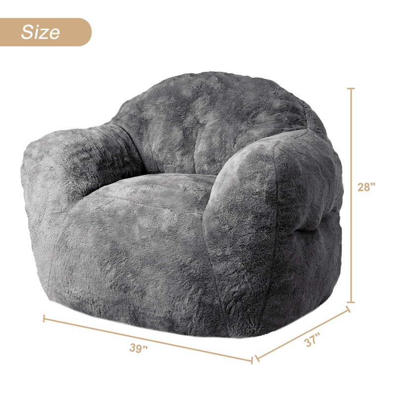 Fauteuil à billes Cozy High Elasticity, Grey