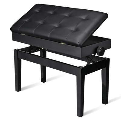 Banc de rangement en similicuir Elmedin