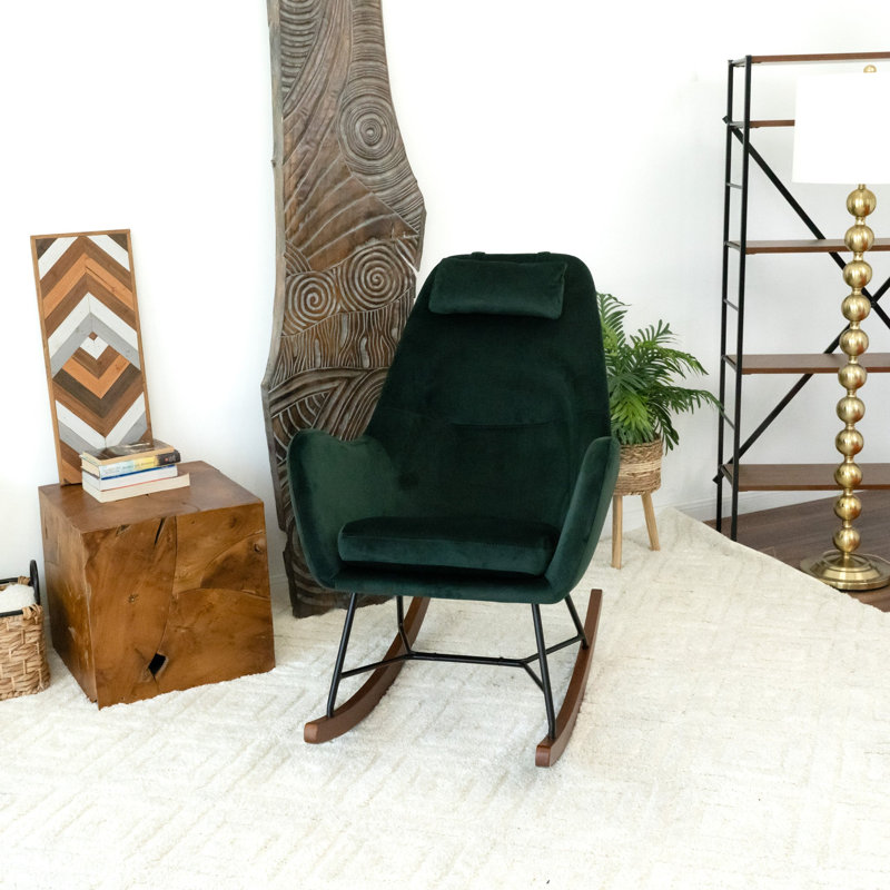 Chaise berçante Chelsea, Vert
