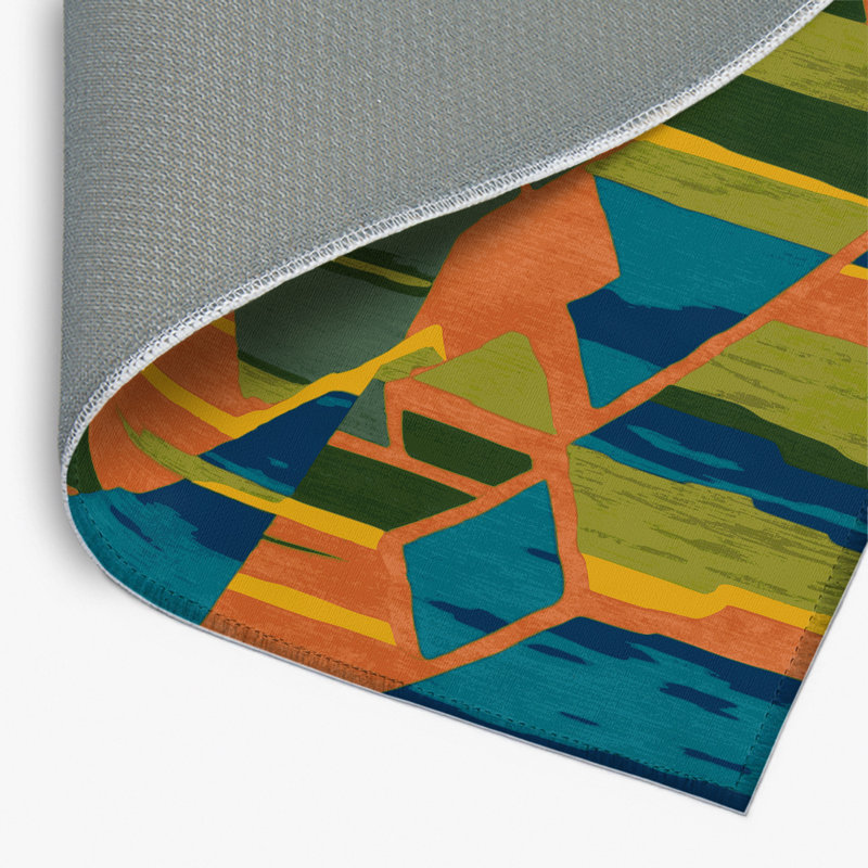 Tapis intérieur et extérieur Sunkissed Horizon, Rectangle 1 pi 6 po x 2 pi 6 po