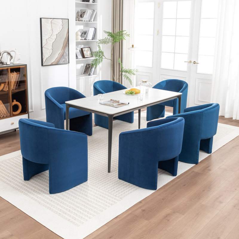 Chaise rembourrée Halley, Marine