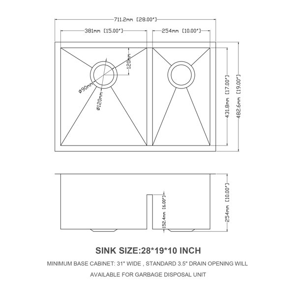 Dimensions du produit