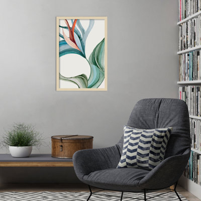 «Dancing in Color» par Alex Black, impression sur bois encadrée