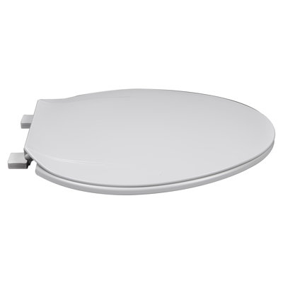Siège de toilette allongé en plastique standard