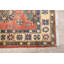 Tapis de zone en laine bleu/rouge 2 pi 2 po x 2 pi 11 po noué la à la main one-of-kind-kazak Annarosa